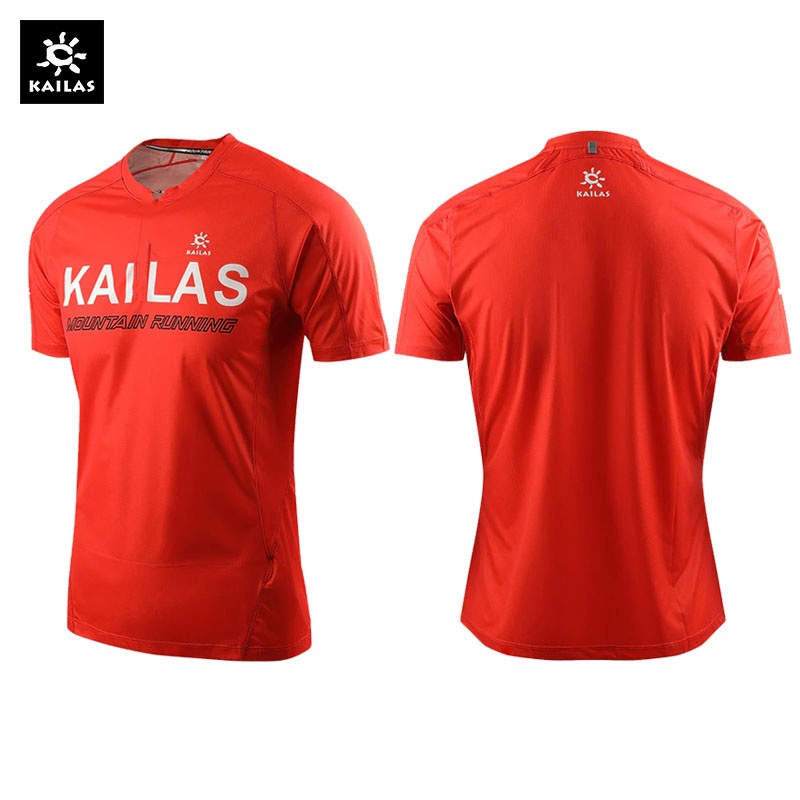 [Nam] Áo thun chức năng chạy bộ Kailas Windbreak Trail / Baju Microfiber Jersey