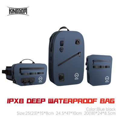 Kingdom IPX8 DEEP TÚI CHỐNG THẤM Túi Câu Cá Túi Thắt Lưng Túi Đeo Vai Túi Chân IPX8 Lớp Hoàn Toàn Chống Nước Sử Dụng Hypalon 420D Lớp Phủ TPU Đôi