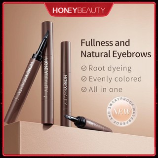  Kem dưỡng lông mày chống nước và mồ hôi Honey Beauty Triple action  Bột lông mày + Bút chì lông mày + Cọ lông mày  