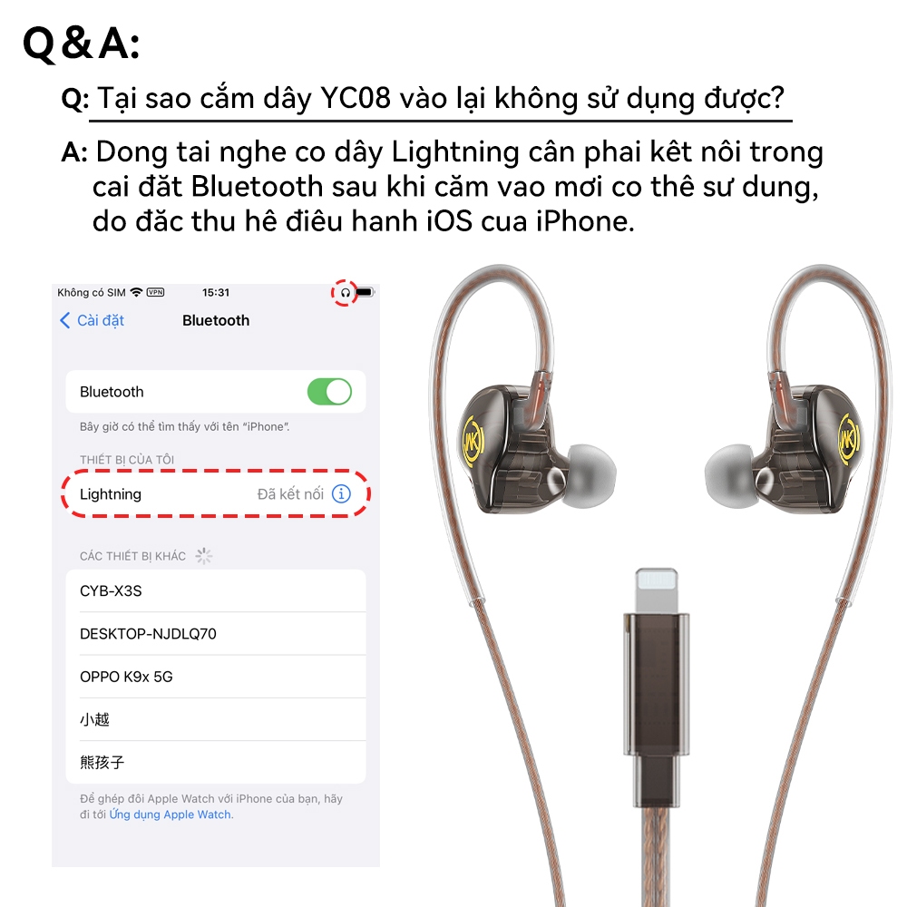 DiGi Domain Tai Nghe WEKOME Chính Hãng Có Dây 1.2m Hi-Fi Bass Thể Thao Có Micro Nghe Nhạc Chơi Game YC08 | BigBuy360 - bigbuy360.vn