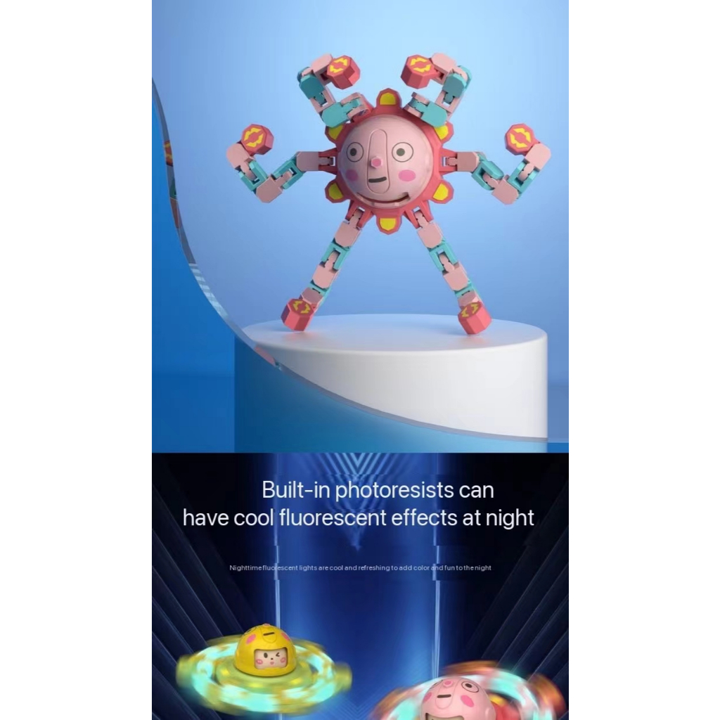 Con Quay Với Giao Hàng LED Fidget Spinner Đồ Chơi Trẻ Em Tay Spinner Gyro Đồ Chơi Fidget Spinner Đồ 