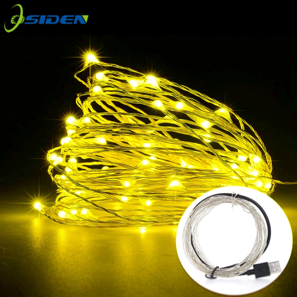 Đèn LED dây USB Licer 8 chế độ Làm mờ 5M / 10M / 20M Dây đồng Đèn cổ tích