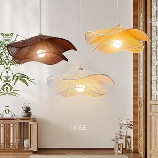  Đèn Chùm Mây Tre Wabi-sabi Phong Cách Retro Led Đèn Thả Trần Trang Trí Phòng Ngủ Phòng Khách Đèn Thả Bàn Ăn 