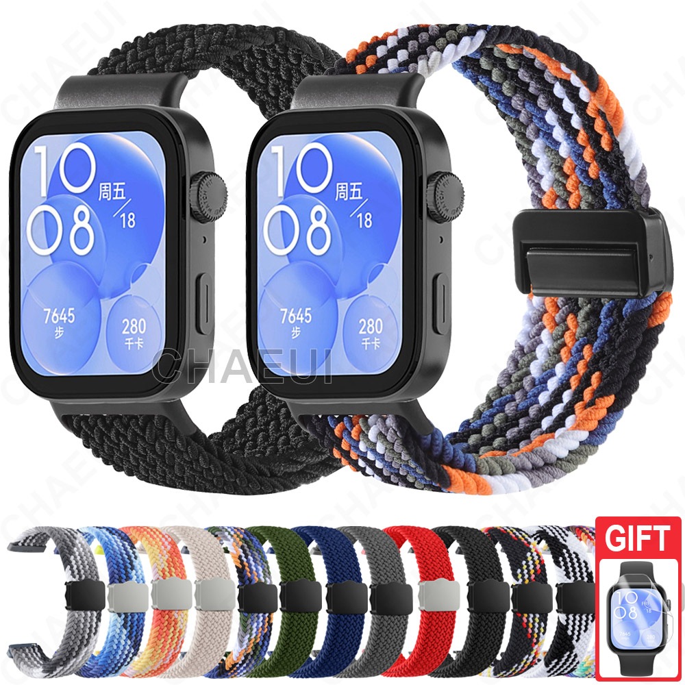 Dây đeo Nylon dệt Phụ kiện vòng tay Dây đeo đồng hồ cho Huawei Watch Fit 4 Pro / Huawei Watch Fit 4 