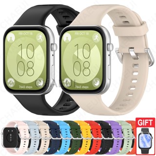  Dây đeo silicon Vòng đeo tay thay thế bền bỉ cho Huawei Watch Fit 4 3   Huawei Watch Fit 4 Pro 