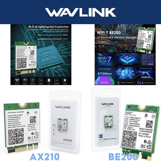  Thẻ WiFi WAVLINK AX210   BE200 WiFi 6E WiFi 7 Thẻ mạng không dây ba băng tần 
