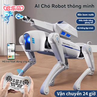 [Qilemeng] Đồ chơi cho chó Robot Điều khiển từ xa tương tác với Robot đóng thế mô phỏng bom nước cho bé trai