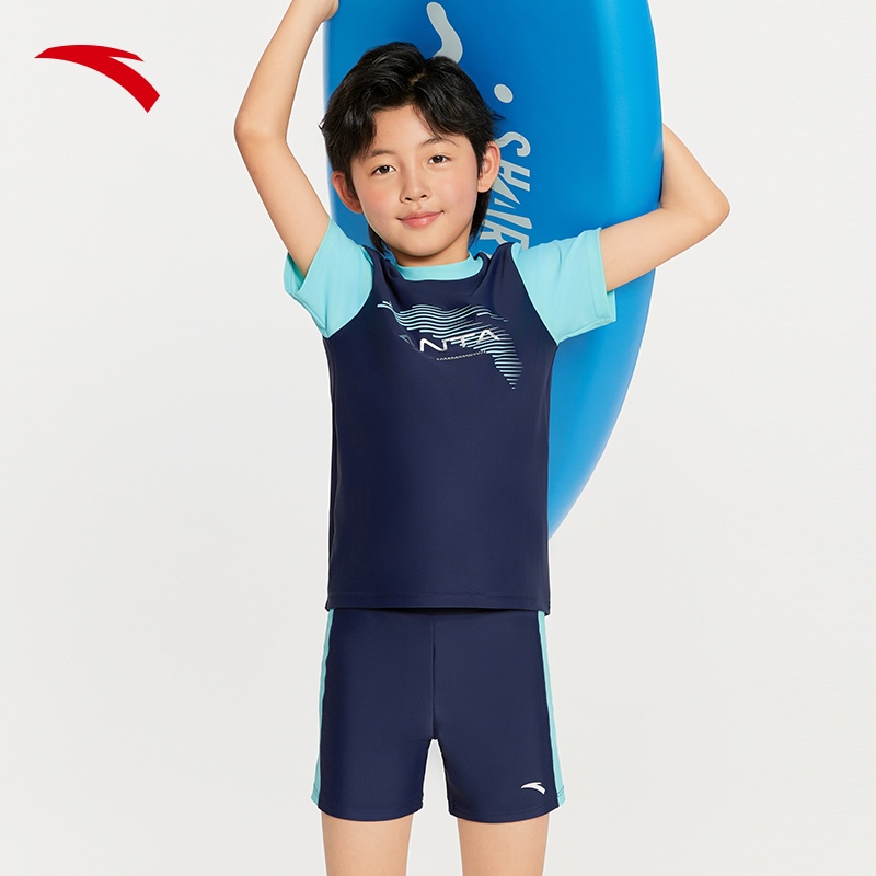 ANTA Boys Maritime Big Kids 7-14 tuổi Trẻ em Đồ bơi một mảnh A825332411