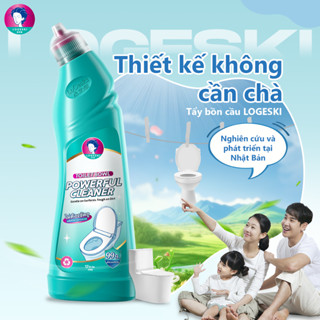Nước Tẩy Bồn Cầu ​Logeski Diệt Khuẩn Hiệu Quả, Hương Thơm Dễ Chịu Không Cần Chà 500ml