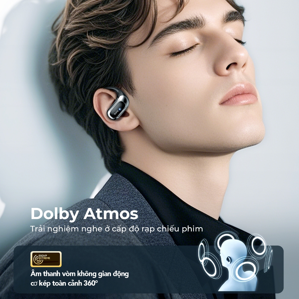 HTC NE21 Tai Nghe Phiên Dịch tai nghe bluetooth 6.0  Tai nghe không dây chất lượng HIFI tuyệt vời với micrô Màn hình kỹ thuật số LED | BigBuy360 - bigbuy360.vn