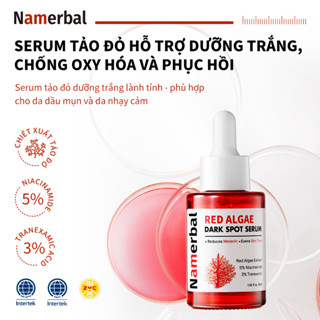 Serum Tảo Đỏ Dưỡng Trắng Mờ Thâm Mụn Namerbal Astaxanthin + Tranexamic Acid Ampoule 30ml