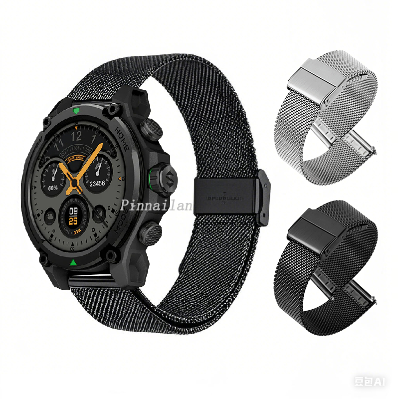 Dành cho Black Shark GS3 / GS3 Ultra Double Khóa an toàn Dây đeo Milanese