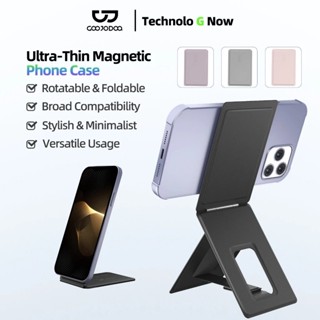 GOOJODOQ Giá đỡ ba chân điện thoại từ tính vô hình  Giá đỡ điện thoại có thể gập lại siêu mỏng