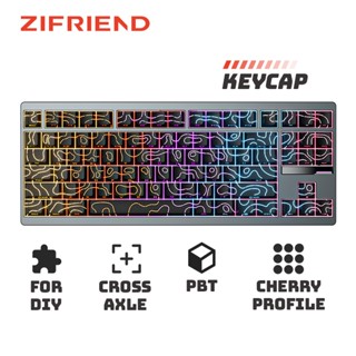Zifriend Contour Keycap 130 + Phím Hồ Sơ Anh Đào Nhuộm