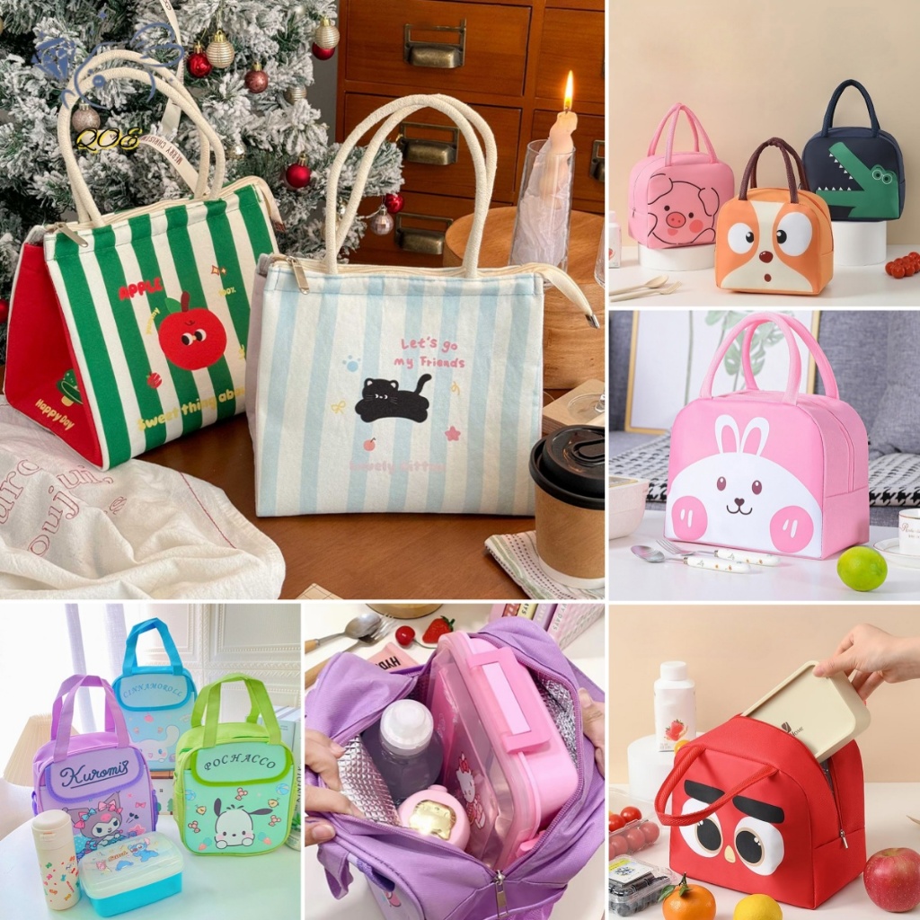 [QOE]Túi Đựng Hộp Cơm Trưa Giữ Nhiệt Dung Tích Lớn Chất Lượng Cao VN