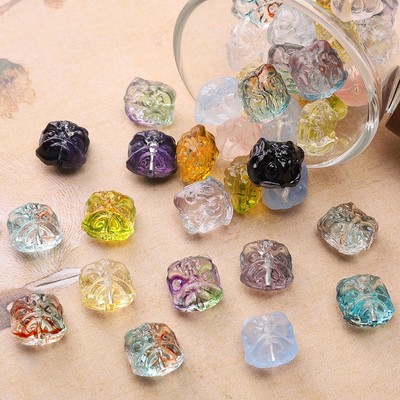Beadia 12x13mm 10 miếng Thủy Tinh Sư Tử Khiêu Vũ Hình Hạt Cho DIY Vòng Tay Vòng Cổ Bông Tai Trang Sức Phụ Kiện Làm