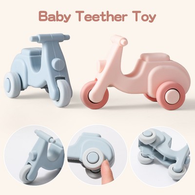 Sơ Sinh Bé Giáo Dục Sớm Xếp Hình Đồ Chơi Cho Bé Silicone Xe Máy Tạo Kiểu Miếng Dán Cho Bé Hoạt Hình Vui Vẻ Đồ Chơi Ô Tô