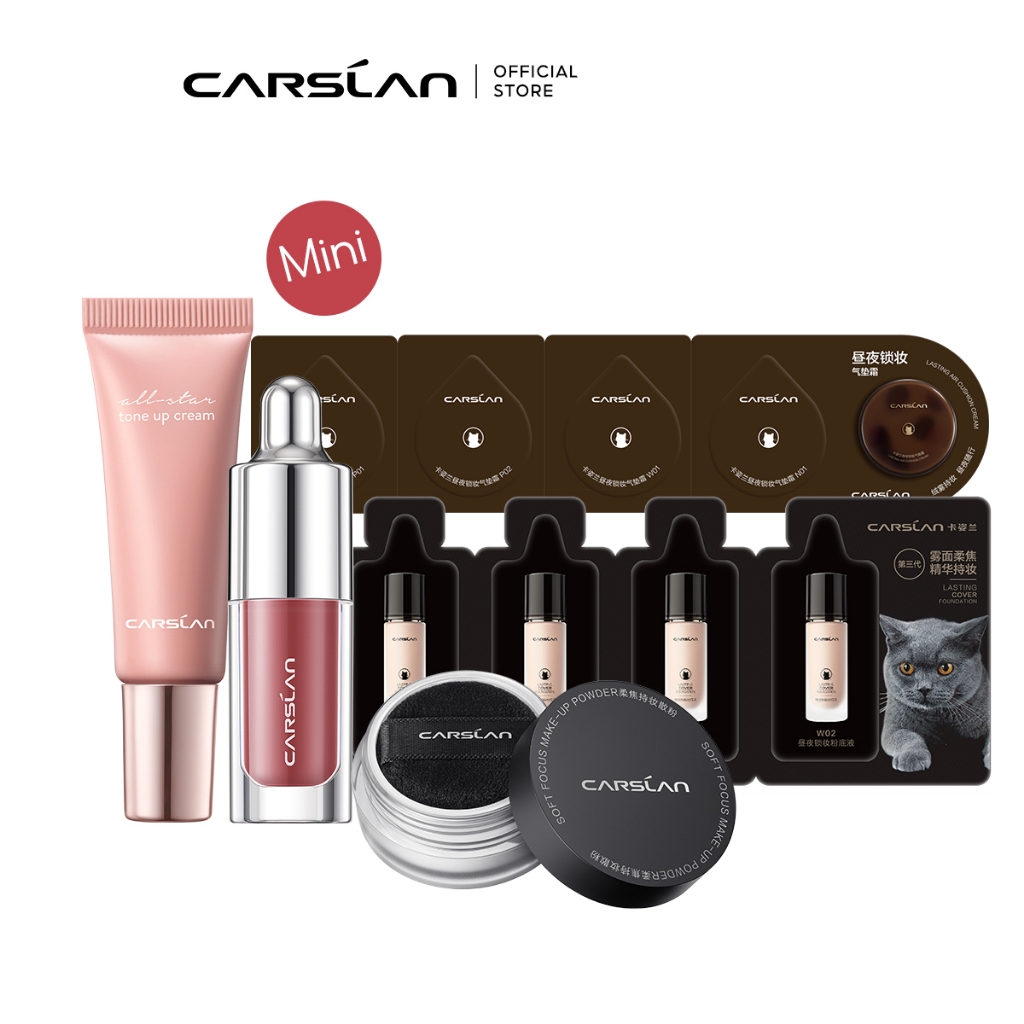 【Combo Mini】Bộ 5 mẫu thử mỹ phẩm CARSLAN làm đẹp tiện lợi