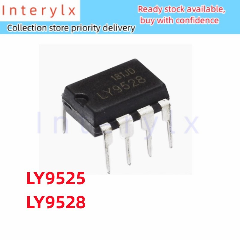 5 Cái / lốc LY9525 9525 LY9528 9528 Chuyển Mạch Chip Nguồn Tích Hợp Khối Sạc ic In-Line DIP-8