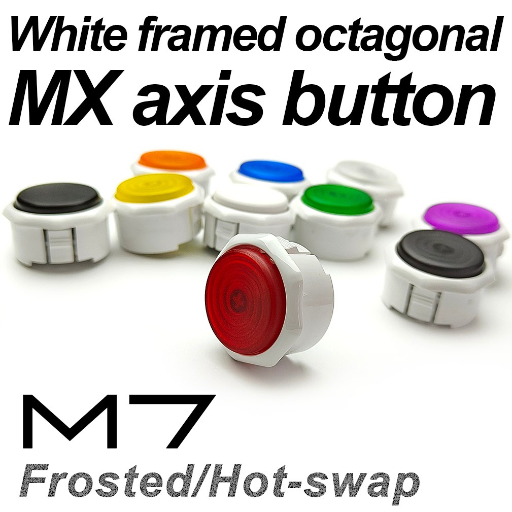 Si Tong / M7 / Khung trắng nguyên chất hình bát giác / Street Fighter 6 / xanh anh đào / bạc anh đào