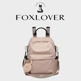 FOXLOVER Ba lô nữ chống nước phong cách trường học Hàn Quốc đa chức năng