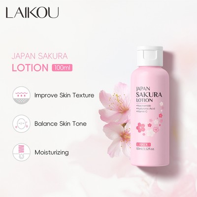 Sữa Dưỡng LAIKOU 100ml Từ Hoa Anh Đào Nhật Bản Hỗ Trợ Phục Hồi Cho Da Mặt
