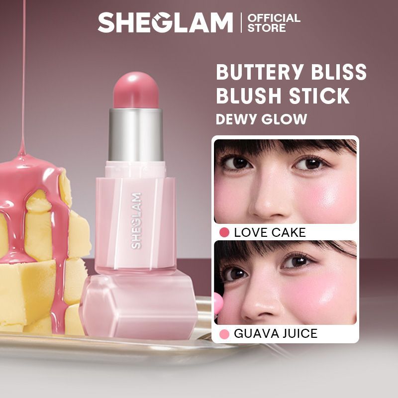 Phấn Má Hồng Dạng Thỏi SHEGLAM Blush Stick, Chất Kem Siêu Mịn, Lên Màu Chuẩn, Bám Da Lâu, Tạo Hiệu Ứng Căng Bóng Tự Nhiên, Dễ Tán, Mang Lại Gương Mặt Tươi Tắn Và Rạng Rỡ Suốt Ngày