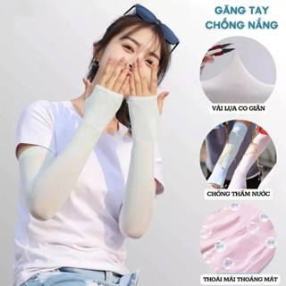 ⚡CM⚡Găng Tay Chống Nắng Let's Slim Ngăn Tia UV, Bao Tay Chống Nắng Nam Nữ UPF50+