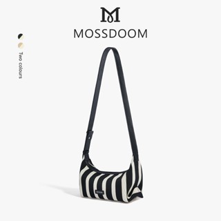 MOSSDOOM Oriana Bag Túi đeo chéo di động màu tương phản sọc tính khí