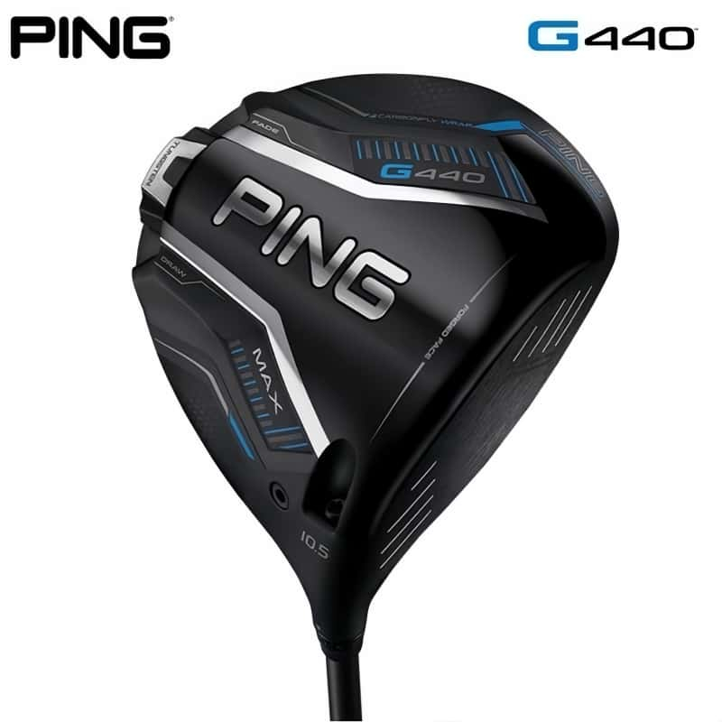 PING Driver Golf G440 MAX 9.0 & 10,5 Độ, Trục Flex Graphite có Nắp Đậy