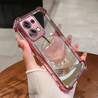 Ốp Lưng Cho Redmi note 13 note 13 Pro Mạ Điện Chống Sốc Ốp Lưng Điện Thoại Thẩm Mỹ Độ Nét Cao Pha Lê Thiết Kế Mới Dễ Thương Hình apple silicone TPU Mềm case