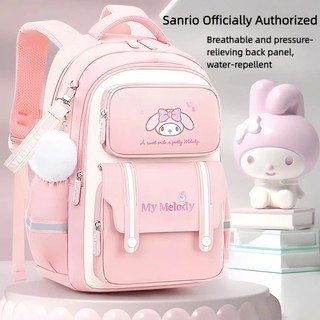  Balo trẻ em Sanrio chính hãng thiết kế chống gù lưng siêu nhẹ vải chống thấm nước sức chứa lớn và nhiều ngăn cặp sách học sinh tiểu học từ lớp 1 đến lớp 6 ba lô melody 