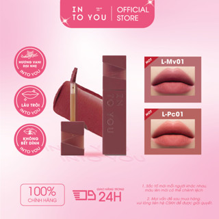  Son Bóng Lì INTO YOU Màu Chuẩn Bền Màu Mềm Mịn Như Nhung Không Bết Dính 3g L-NU 