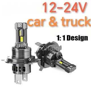 12V 24V cho xe tải 80000LM Canbus H4 Bóng đèn pha Led 9003 H1 H7 H11 9005 HB3 9006 HB4 Đèn ô tô Turbo Led Diode Đèn tự động 6000K