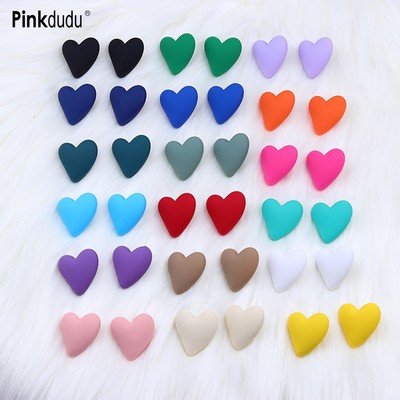 Pinkdudu Hình Học Trái Tim Acrylic Bông Tai Đơn Giản Đầy Màu Sắc Thời Trang Bông Tai Ngày Lễ Nữ PD2242