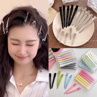  🍭Candy🍭Kẹp tóc mỏ vịt nhiều màu sắc bằng kim loại kẹp làm tóc phụ kiện kẹp tóc nữ kẹp tóc mái 