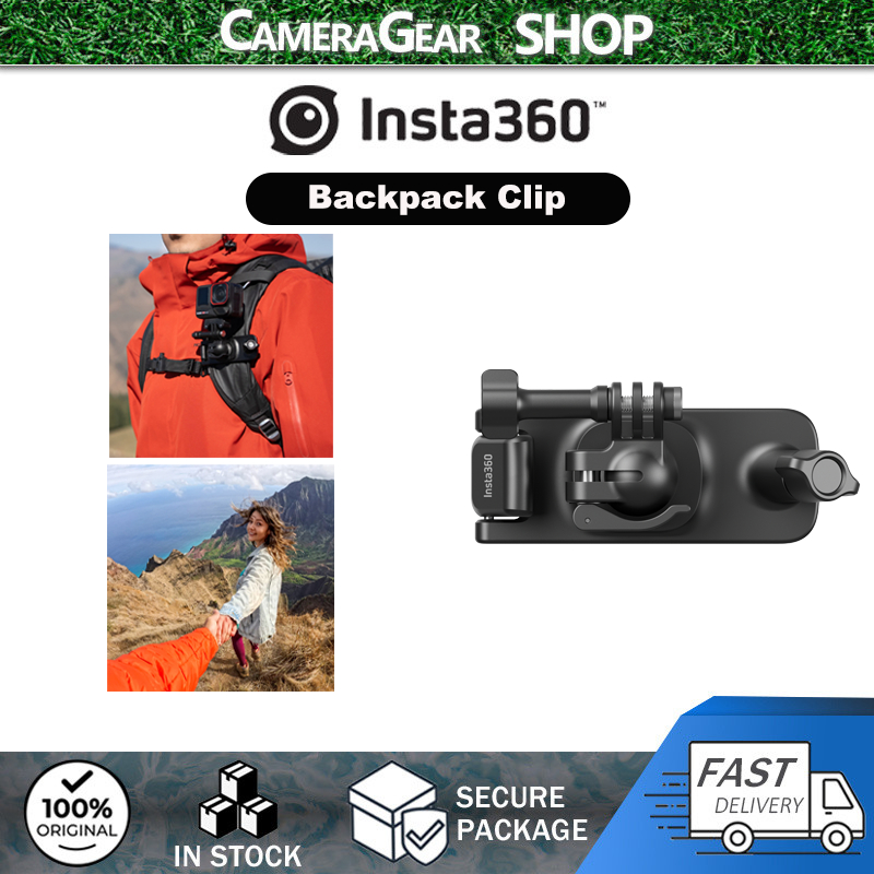 Kẹp ba lô Insta360 cho Insta360 X5 、 Ace Pro 2 、 GO 3S 、 X4 、 Ace Pro 、 Ace 、 GO 3 、 X3 、 ONE X2
