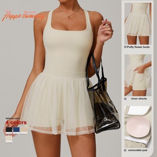 [Hoppe Fumeng] Váy thể thao nữ có đệm cho quần vợt