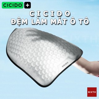 CICIDO Mùa hè đệm ghế xe ô tô thông gió Đệm lót Ngồi Gel Silicon Tổ Ong Cao Cấp Đệm Lưng Ô Tô Gel Đệm Ghế Cho Ghế Văn Phòng cực êm hạ nhiệt thoáng khí mát ghế