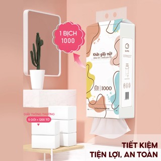 [Gió Nhẹ]Khăn giấy treo tường cao cấp 4 lớp Giấy mềm đáy mịn Khăn giấy miễn phí Móc