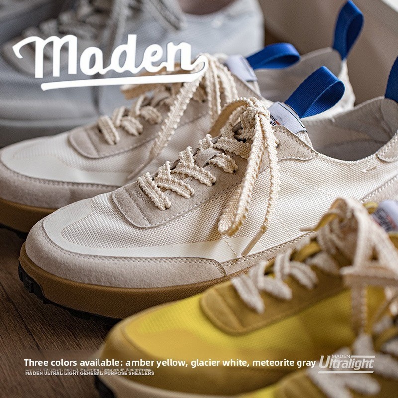 MADEN thương hiệu 2025 giày ngôi sao mới thể thao cổ điển đế dày giày bánh quế nam mùa hè thoáng khí
