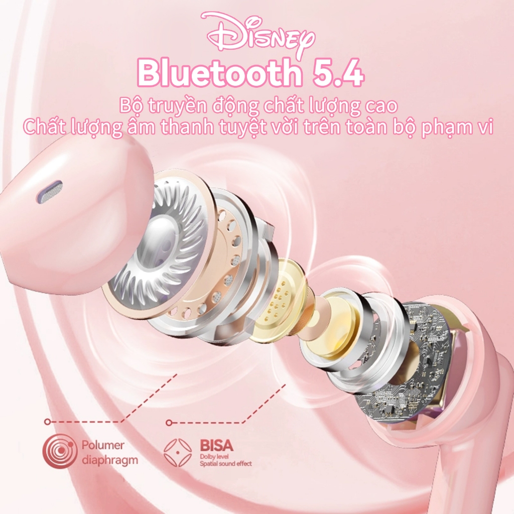 Lenovo Tai nghe nhét tai không dây LENOVO Disney DN26 bluetooth 5.4 âm thanh hifi tích hợp mi cờ rô | BigBuy360 - bigbuy360.vn