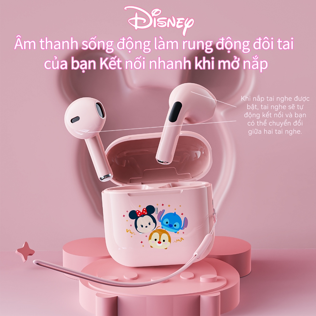 Lenovo Tai nghe nhét tai không dây LENOVO Disney DN26 bluetooth 5.4 âm thanh hifi tích hợp mi cờ rô | BigBuy360 - bigbuy360.vn