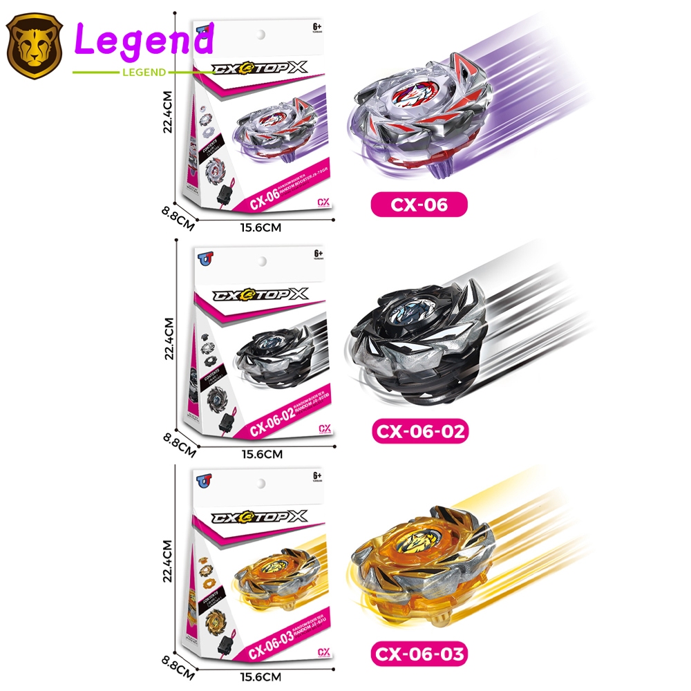 Gyros Burst Gyros X CX-06 ~ CX-06-03 Bộ hộp hoặc một mảnh Gyros Spinning Top Đồ chơi trẻ em