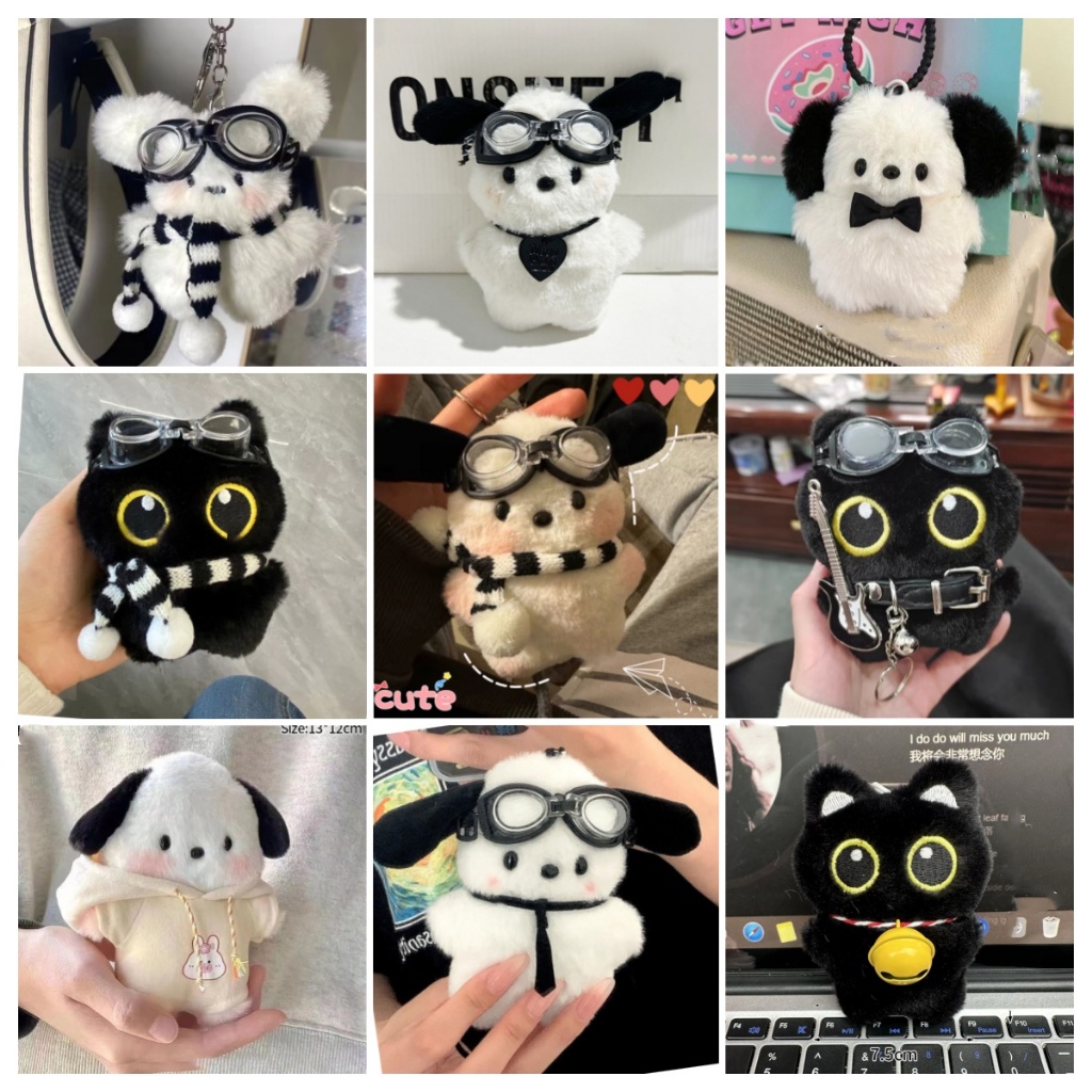 Dễ Thương Sang Trọng Pochacco Chó Móc Khóa Hoạt Hình Búp Bê Túi Mặt Dây Chuyền Thiên Thần Mèo Móc Khóa Sinh Nhật Bất Ngờ Quà Tặng Cung Cấp