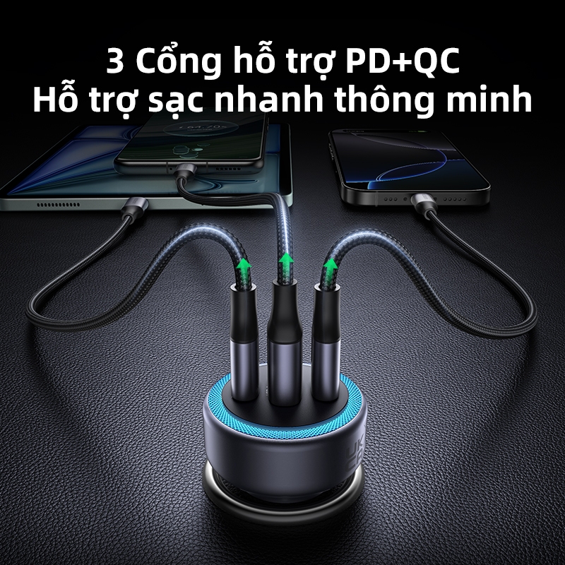 Sạc Xe Hơi UGREEN PD30W USB C Sạc Nhanh Cho iPhone 16 Pro Max 15 Sạc Nhanh Cho Điện Thoại Di Động USB C Sạc Xe Hơi | BigBuy360 - bigbuy360.vn