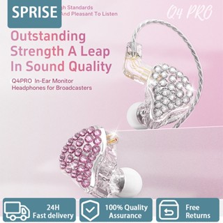  SPRISE Q4Pro Tai nghe có dây Sân khấu chơi game   Màn hình trực tiếp Khử tiếng ồn Tai nghe HiFi 2m Universal 3.5mm 