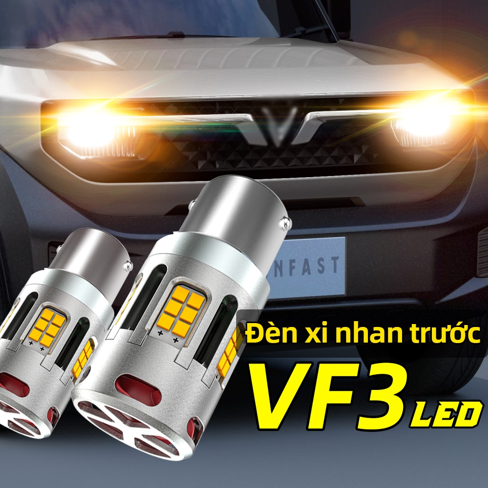 TUFFOO 2 bóng đèn VF3 Đèn xi nhan trước LED 1156-150° / PY21W / Bau15s - màu hổ phách
