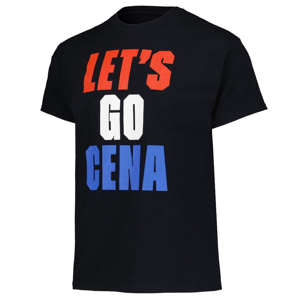 2025 Nam Đen John Cena Let 's Go Cena / Cena Hút Áo Thun Đảo Ngược