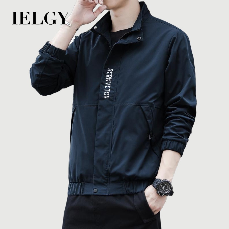 Áo khoác mỏng in hình dáng thể thao nam IELGY cỡ lớn
